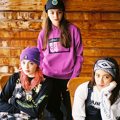 X-girl×BURTON IMAGE